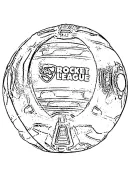 Rocket League kleurplaat 4
